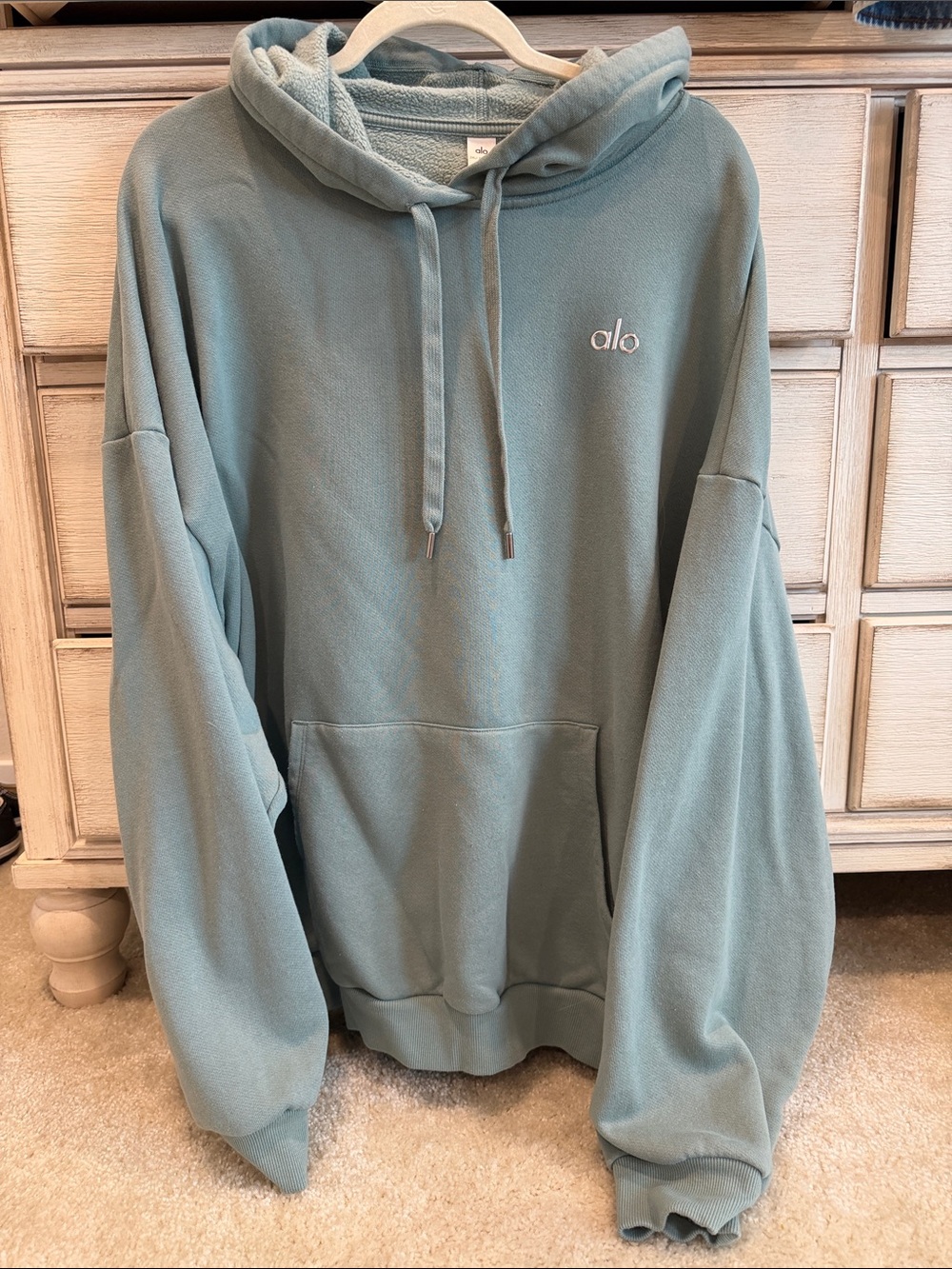 Alo Accolade Hooded Light Green Sweatshirt size 2X  XXL